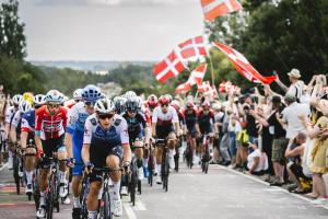 Tour de France-stemning under etaperne i Danmark