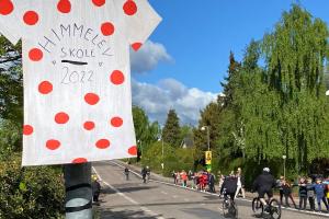 Vejret var med Himmelev Skole, da eleverne cyklede deres egen Tour