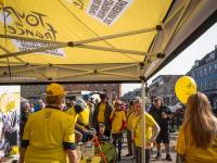 Der bliver gul fest i Roskilde, når Tour de France besøger byen.
