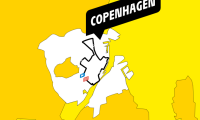 Oversigt over ruten i København