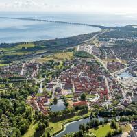 Luftfoto af byen Nyborg